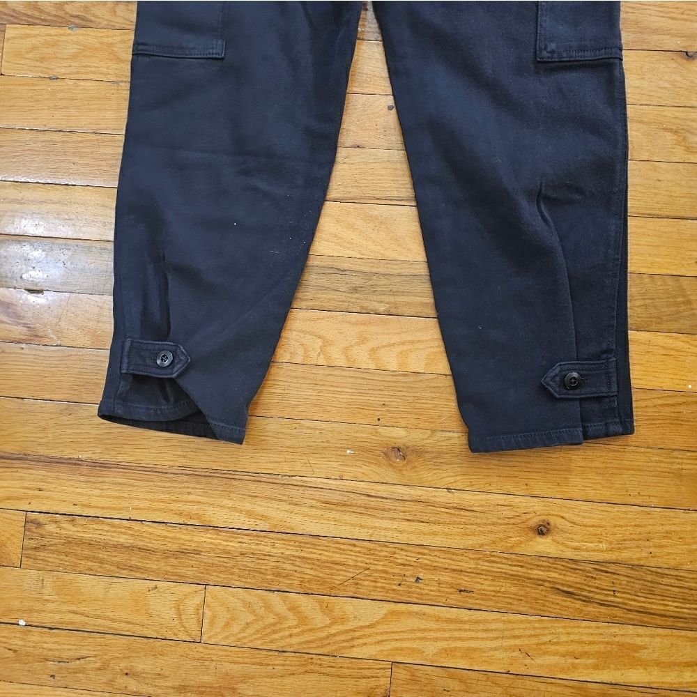 Aritzia Wilfred Free Black Modern Cargo Cotton Blend Utility Pant size 6 - Picture 7 of 12